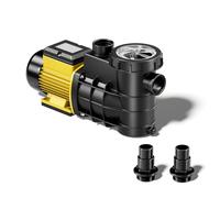 Bomba de piscina 7500l/h 380W Bomba de recirculación Bomba de filtro Negro