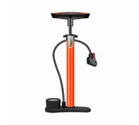 Bomba de Piso para Bicicleta con manómetro, Bomba de Aire de Alta presión para Bicicleta de 160 PSI, inflador de neumáticos de Ciclismo Multifuncional con Boquilla 3 en 1 (Negra)