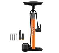 Bomba de Piso para Bicicleta Jsdoin - Bomba de Piso para Bicicleta con válvulas Presta y Schrader - Alta presión 160Psi - Portátil y Multiusos Bullet Points
