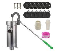Bomba de pozo manual - Extractor de agua externo, mango de bomba de acero inoxidable | Herramienta dispensadora industrial portátil, máquina de suministro de jardín, de