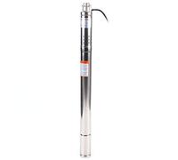 Bomba de Pozo Profundo 2" Bomba de Agua Sumergible de Acero Inoxidable 370 W, máx. 1000 L/h, profundidad de onda profunda, con cable de 15 m, altura de extracción máxima de 55 m