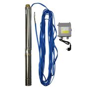 Bomba De Pozo Profundo 3 Pulgadas CS 3SRm3/17-0.75 Con 30m De Cable 230V/0,75kW