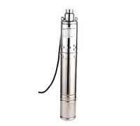 Bomba de pozo profundo sumergible de acero inoxidable 1100 W, 1,5 HP, 2000 L, cabeza máxima 110 m, diámetro de salida 1 pulgada