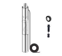 Bomba De Pozo Profundo Sumergible Solar CC 12 V, 24 Y 48, Caudal 2000 L Drenaje De Alta Eficiencia(12V 150W)