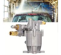 Bomba de presión con un eje horizontal de 3/4 pulgadas, adecuada para máquinas de a presión, que proporciona de 2610 a 3000 PSI y un de 2,2 a 2,4 GPM.
