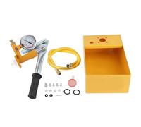 Bomba de prueba de presión de agua hidráulica manual profesional de 2,5 MPa con cuerpo de aleación de aluminio para pruebas de tuberías de plomería y mantenimiento del HVAC