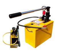 Bomba de prueba de presión hidrostática, probador manual de fugas de agua con manómetro, rango de presión de 1,6 mpa a 40 mpa para pruebas de tuberías