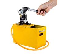 Bomba de prueba hidráulica manual con válvula reductora de presión y dial, rango de 1,6 mpa-40 mpa, tanques semi o totalmente cerrados para pruebas de presión de tuberías