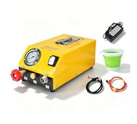 Bomba de prueba hidrostática eléctrica para detección de fugas de tuberías de agua, presión ajustable, incluye mango y manguera de salida/succión para pruebas precisas