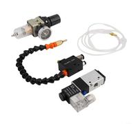 Bomba de refrigeración de lubricación de 3L con pulverizador de niebla de aceite totalmente sellado y base de eje flexible magnética para refrigeración de máquina herramienta con válvula solenoide