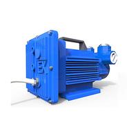 Bomba de Refuerzo, Bomba de gasolina 12V 24V con a prueba explosiones, microbomba eléctrica aceite, bomba diésel, etanol 600 W y 60 l/min(12V Blue)