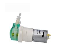 Bomba de refuerzo, Bomba peristáltica de 6V / 12V 24V, pequeña bomba flujo constante 12v CC, Micro agua, circulación, Mini(B06,6v One Slowdown Gear)