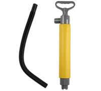 Bomba de sentina, bomba de sentina manual portátil con mango antideslizante, herramienta de supervivencia al aire libre de rescate con manguera de extensión para bote de canoa kayak
