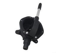 Bomba de sentina manual autocebante con mango de acero inoxidable, bomba de mano de plástico ABS para transferencia de agua, combustible, aceite, altura de aspiración de 4 m, altura de extracción