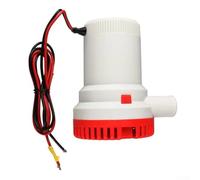 Bomba de sentina sumergible marina de 12 V 2000 GPH para fontanería de barco eléctrica de alto flujo con ABS resistente a impactos y eje de acero