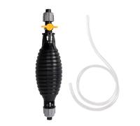 Bomba de sifón de combustible, extractor de gas portátil, transferencia manual de aceite, kit de manguera de succión de líquido multiusos de 10.4 x 2.55 pulgadas, dispensador rápido de combustible