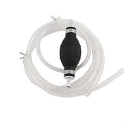 Bomba de sifón manual para transferencia de gas y agua con mangueras flexibles de 1,2 m y 0,8 m