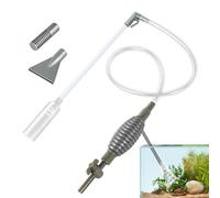 Bomba de sifón para agua, bomba limpiadora eficiente para acuario, aspiradora de pecera, accesorios para tanques de tortuga y betta