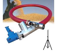 Bomba de succión de grano, transportador de alta capacidad para partículas pequeñas, 1,5 m de longitud, ideal para alimentación animal, cemento, arena, transporte de polvo
