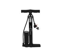 Bomba de suelo con manómetro, universal para válvulas Presta para válvulas Schrader para válvula Dunlop, bomba de aire para bicicleta, baloncesto, bicicleta eléctrica, coche (40 cm)