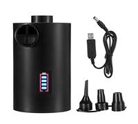 Bomba de sumidero Sumergible 4500 mAh portátil USB Bomba eléctrica de Aire Recargable Soplador de Aire 3 Adaptadores de boquillas Bomba de Transferencia