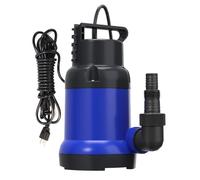 Bomba de sumidero sumergible de 1 HP y 3700 GPH, portátil, eléctrica, for drenar piscinas, bañeras y sótanos.