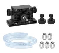 Bomba de taladro portátil 900 L/H 3400 RPM con manguera de plástico de 1,2 m para transferencia rápida de agua, para taladros de eje de 8 mm, para acuario, taller y uso doméstico