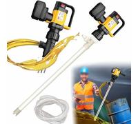 Bomba de tambor inalámbrica con motor sin escobillas, alto caudal, velocidad ajustable y batería recargable para transferir varios líquidos