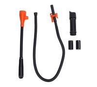 Bomba de transferencia de a batería, bomba de transferencia de gas líquido multiusos portátil para gasolina, aceite, agua, bomba de succión para vehículos, garajes y talleres, no (Sin boquilla de