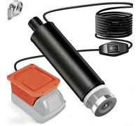 Bomba de transferencia de agua inalámbrica funciona con baterías de 18 V para cubierta de piscina, drenaje, sótano, eliminación de agua, limpieza de estanques, tareas de jardín, capacidad de 635 GPH