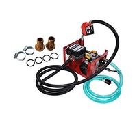 Bomba de transferencia de combustible diésel eléctrica, bomba de combustible automática, boquilla de combustible, kit de dispensación de bomba de biodiésel de combustible/aceite, 550 W 60 L