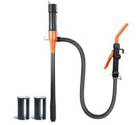 Bomba de Transferencia de Combustible Eléctrica, SINZONEu® Bomba de Sifón Portátil 2.4GPM a Baterías, para Gasolina, Diésel, Aceite, Agua, para Coches, Barcos, Autocaravanas, Césped