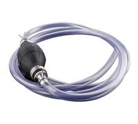 Bomba de transferencia de combustible manual, sifón de aceite manual para aceite de engranajes diésel de gasolina, fuelles de goma con boquilla de aluminio, kit de manguera de 2 m para coche, barco