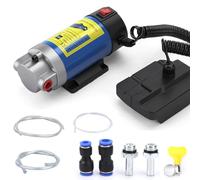 Bomba de Transferencia diesel sin cable compatible con Makita 18V batería, 100W Bomba portátil de aspiración de aceite de motor con 2 mangueras para tractor, caravana, barco, camión (sin batería)