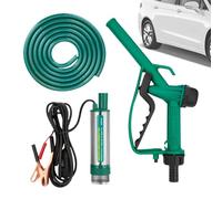 Bomba de Trasvase de Líquidos - Extractor de Aceite Automotriz - Extractor Eléctrico Portátil 12V con Parada Automática para Aceite Automotriz Agua Jardín