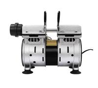 Bomba de vacío, 550 W, sin aceite, 1400 rpm, bomba de presión de laboratorio con 2 cilindros, 8 bar, para experimentos de estanqueidad de gas, procesamiento de alimentos