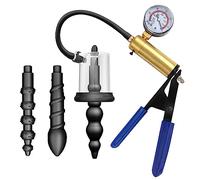 Bomba de vacío anal, bomba de vacío con tapón anal con agarre de tijera, estimulador vaginal de próstata, juguete erótico para hombres y mujeres(XL)