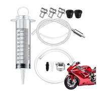 Bomba de vacío de freno - Unidad de succión de aire profesional, recolección de extracción de kit completo, paquete de asistencia de potencia de 12 accesorios | Instrumento de servicio diseñado para m