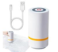 Bomba de vacío eléctrica, dispositivo de bolsa comprimida, herramienta potente de 2.36 pulgadas y bombas fáciles de ahorrar espacio para comprimir ropa, ropa de cama, bolsas de almacenamiento de