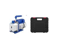 Bomba de vacío, Kits de bomba vacío refrigerante 1,8-4.8CFM refrigeración HVAC 1/3 1/4 con manómetro múltiple for aire acondicionado doméstico(4CFM 1-3HP)
