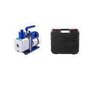 Bomba de vacío, Kits de bomba vacío refrigerante 1,8-4.8CFM refrigeración HVAC 1/3 1/4 con manómetro múltiple for aire acondicionado doméstico(4.8CFM 1-3HP)