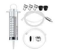 Bomba De Vacío Manual Automotriz | Extractor De Aceite - Juego De 12 Piezas Herramientas Extracción para Sangrado Aire Cambio Embrague Garaje Servicio Automóvil