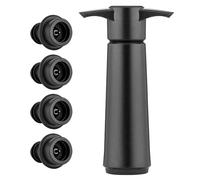 Bomba De Vacío Para Botella De Vino De 1 Pieza Y Tapas Para Botellas De Vino De 4 Piezas, Tapas De Botellas De Silicona, Herramientas Para Abrir Botellas De Vino