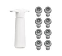 Bomba de Vacío para Botellas de Vino Con 8 Tapones - Accesorios para Vino Tinto - Adecuada para Conservación