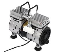 Bomba de vacío sin aceite, 550 W, 220 V, bomba de vacío de laboratorio industrial con motor de cobre puro, flujo de aire de 120 l/min, presión negativa de 93 kPa, bajo ruido, bomba de vacío de doble