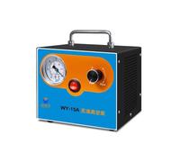 Bomba de Vacío sin Aceite, Dispositivo de Filtración por Succión de Laboratorio de 15 L/min, con Manómetro, Silenciosa, Bomba de Flujo Ajustable