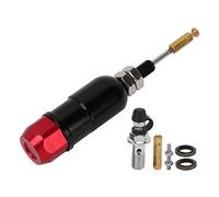 Bomba de varilla de cilindro maestro de embrague hidráulico de motocicleta, bomba de freno de aleación de aluminio Compatible con motocicleta y bicicleta (Negra)