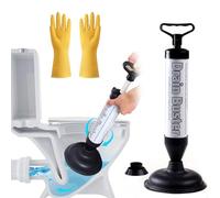 Bomba Desatascadora de Desagüe, Limpiador de Tuberías de Aire Comprimido, Desatascador de Fregaderos, Inodoros, Bañeras y Duchas