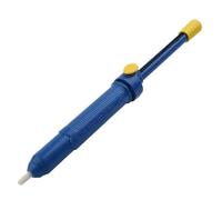 Bomba desoldadora de succión de soldadura de 330 mm de largo, removedor de soldadura al vacío para eliminación de metales fundidos, color azul