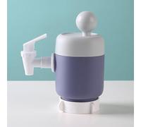 Bomba dispensadora de agua manual para botellas de 5 galones con anillo de silicona sellado y funcionamiento suave para hidratación en el hogar (morado)